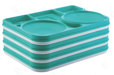 Bandeja de 5 Compartimentos en Polipropileno 